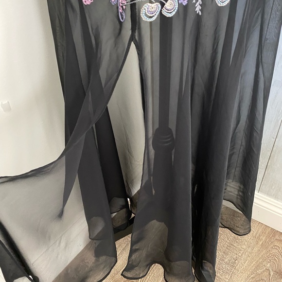 NWOT Vintage Fantasies By Morgan Taylor Satin Maxi Nightgown - Picture 8 of 15